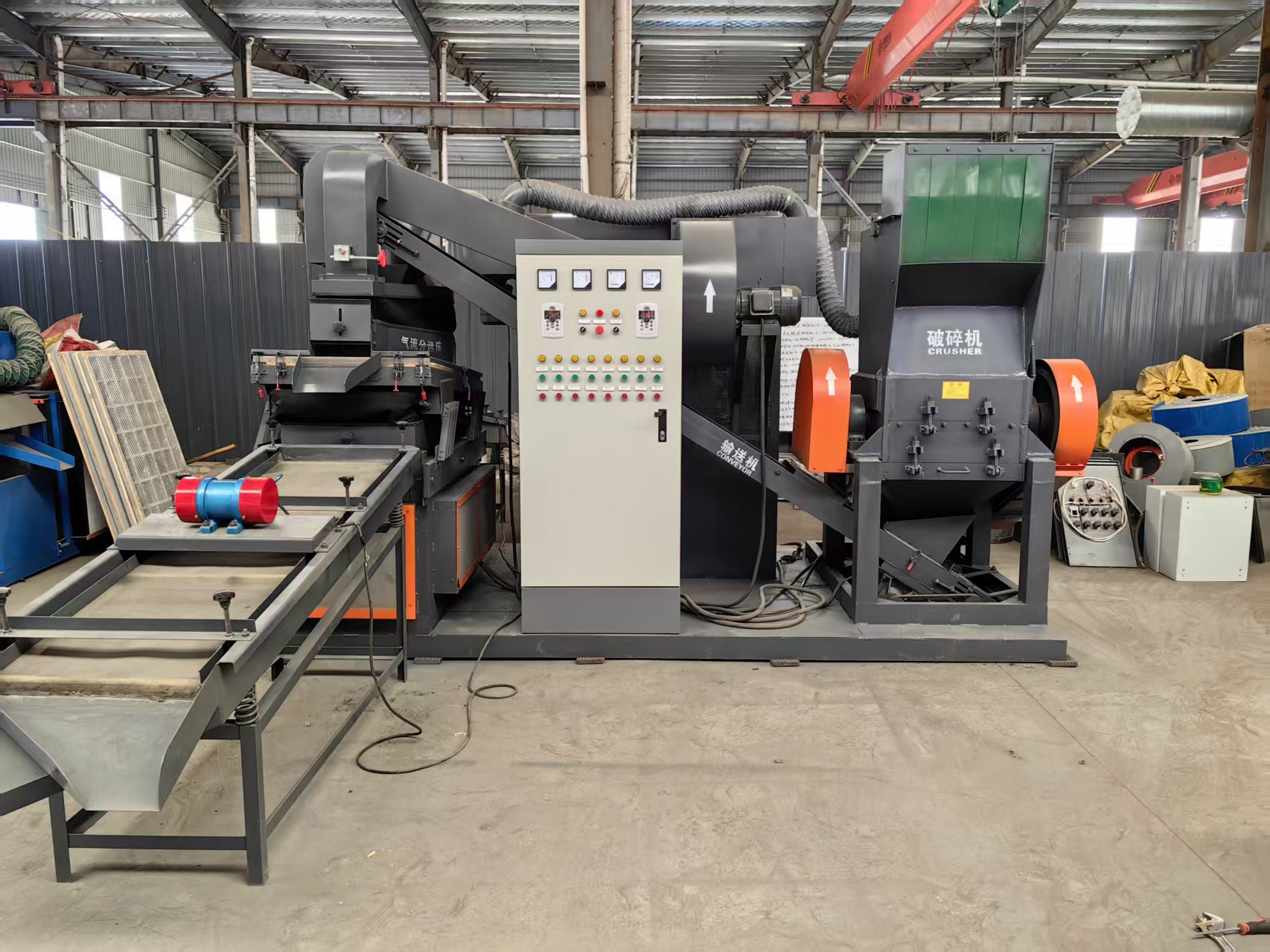 500kg per hour copper wire recycling machine
